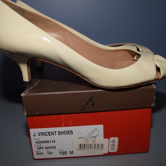 J. Vincent Peep toe Heels - Picture 1 of 5